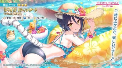 动画RPG《超异域公主连结 Re:Dive》日版新角色“★3 栞（冬日）”登场！