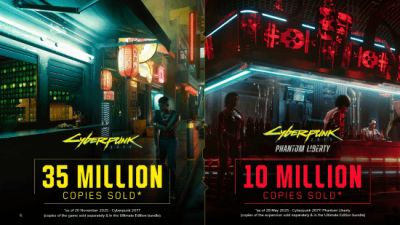 赛博朋克2077销量破3500万 往日之影超千万