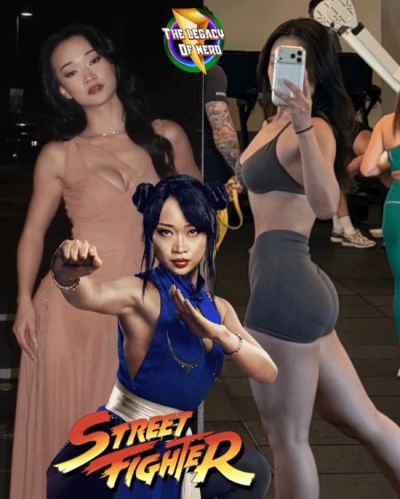 街头霸王春丽演员狂吃牛排练大腿