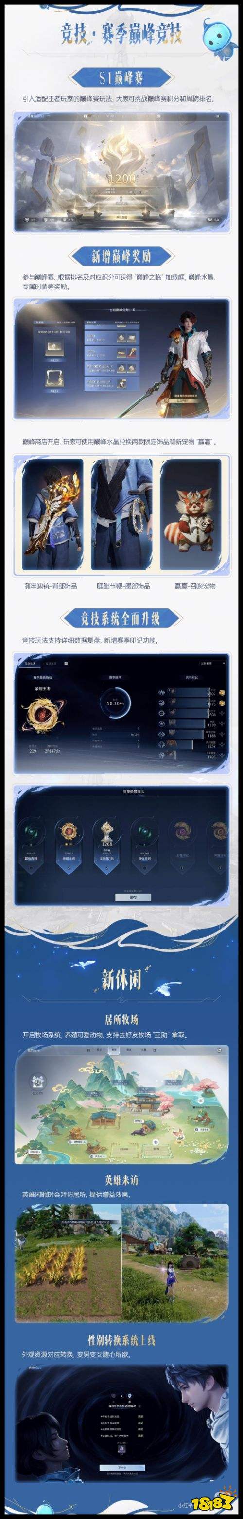 《王者荣耀世界》S1赛季全新资讯前瞻 养成与竞技系统更新