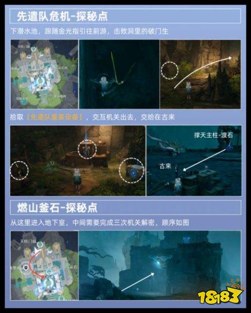 《王者荣耀世界》天柱墟·撑天柱探秘点详细解析 新手跑图机关攻略指南