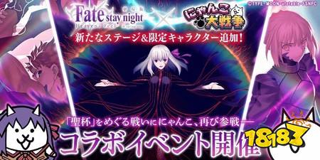 ​《猫咪大战争》日版再次与《Fate/stay night [Heaven's Feel]》展开合作 追加新关卡与限定角色