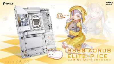 技嘉推出融合动漫美学与 AI 性能强化 B850 雕妹主板