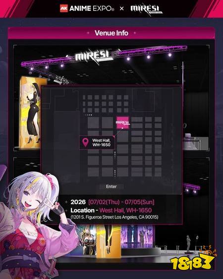 世曼凯公开《卡厄思梦境》与《MIRESI》Anime Expo 2026 展区详细信息