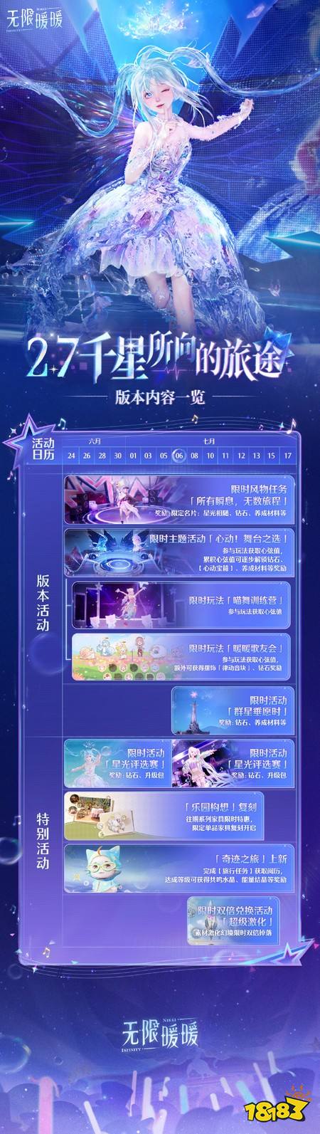 无限暖暖2.7版本「千星所向的旅途」| 版本内容一览