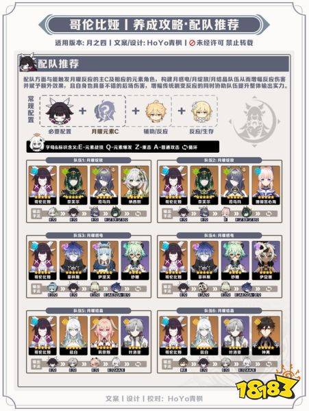 原神月之八哥伦比娅该如何配队 原神哥伦比娅排队攻略