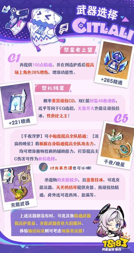 原神茜特菈莉怎么玩 月之八茜特菈莉配队与养成攻略