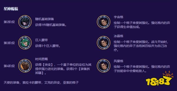 云顶之弈S17邦狗头阵容星神赐福怎么选 邦狗头阵容星神赐福选择攻略