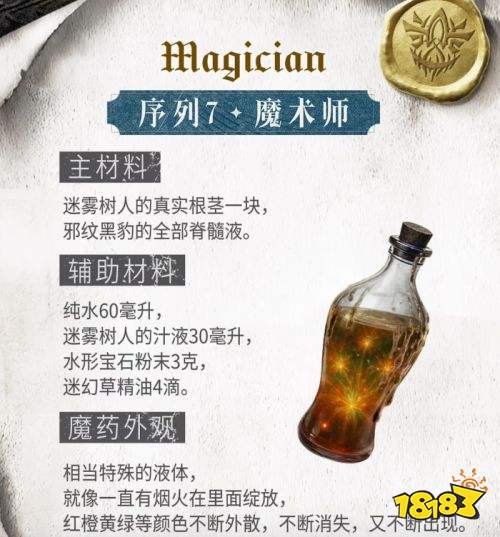 诡秘之主占卜家魔药配方一览 诡秘之主占卜家魔药配方汇总