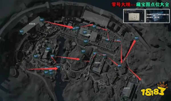 三角洲行动宝藏月藏宝图点位在哪 零号大坝藏宝图刷新点位一览