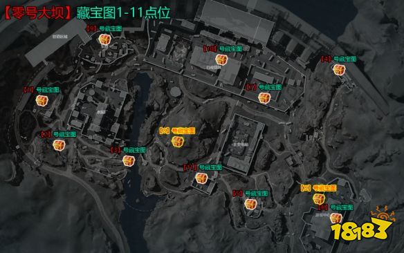 三角洲行动零号大坝藏宝图在哪 三角洲行动零号大坝藏宝图点位大全