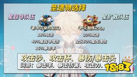 原神冰主装备怎么选择 冰主装备选择指南
