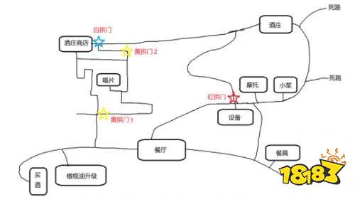 度假咖啡厅模拟器小镇地图一览 度假咖啡厅模拟器小镇地图介绍