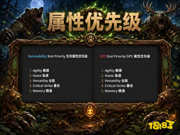 魔兽世界12.1熊T完整攻略 12.1熊T天赋属性BIS配装附魔汇总