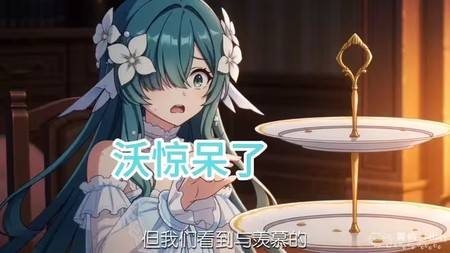 当奥黛塔和沃雅妮莎见到白月光少女私底下的一面
