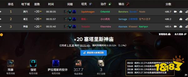 魔兽世界9月3日调整后职业强度 魔兽世界最强职业推荐