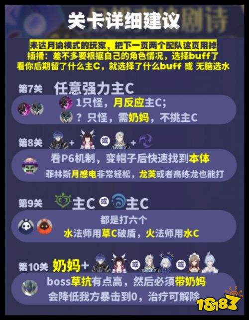 原神9月幻想真境剧诗第七关到第十关怎么过 幻想真境剧诗最新攻略