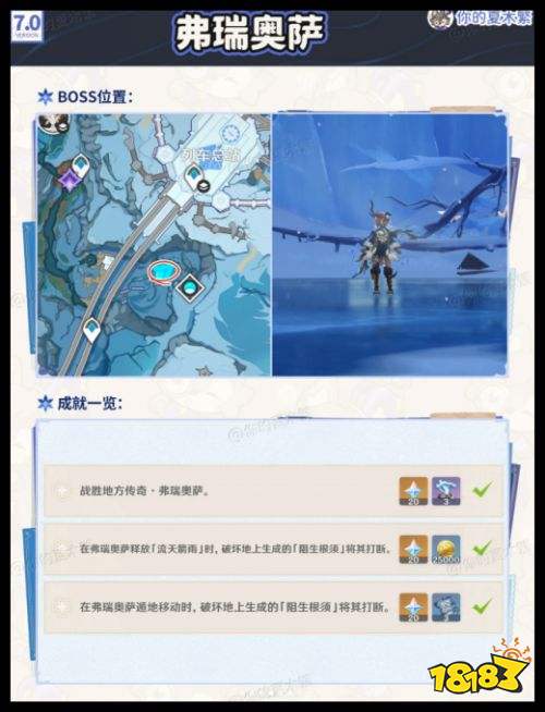 原神弗奥瑞萨在哪里怎么打 至冬7.0新增地方传奇、新头像获取教程攻略