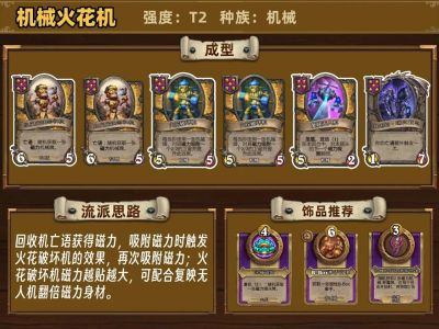 炉石传说酒馆战棋36.4机械火花机阵容推荐 炉石传说酒馆战棋机械火花机阵容攻略