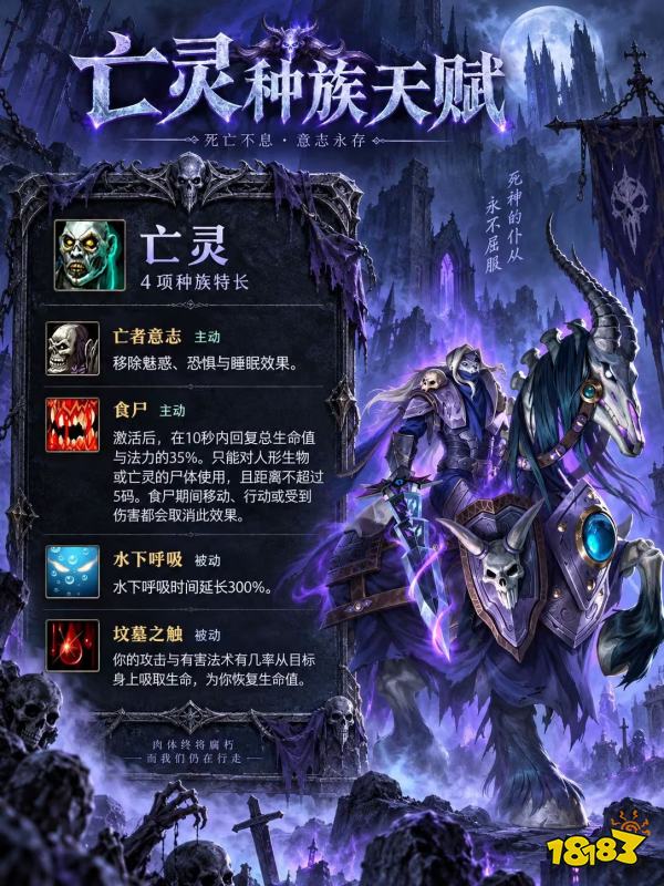 魔兽世界无限九大种族天赋技能预览 魔兽世界无限九大种族天赋技能介绍