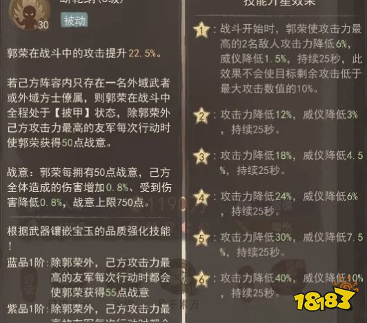 这城有良田郭荣技能介绍